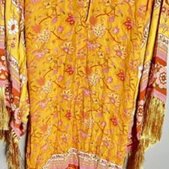 Spell & The Gypsy Collective Portobello Road Tassel Dress Size L - Picture 8 of 11